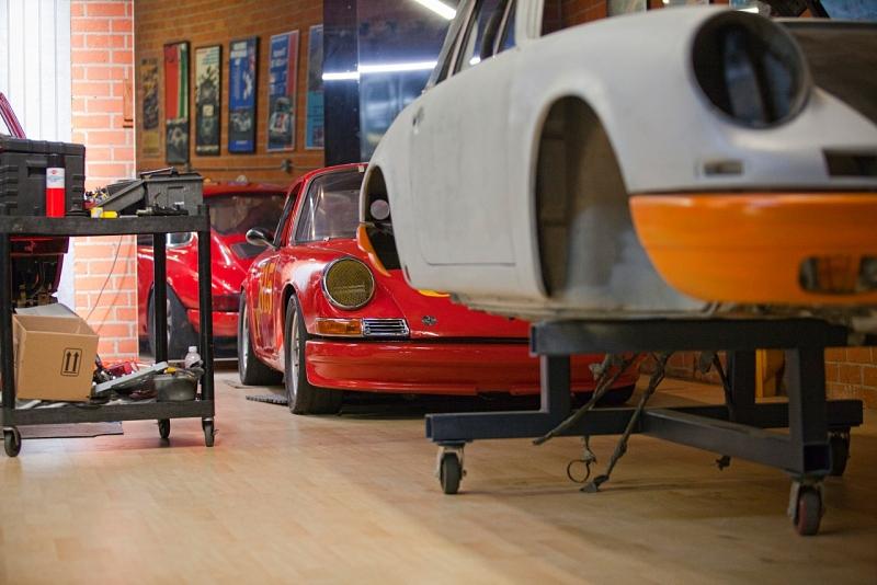 Porsche-Sammler und Urban Outlaw Magnus Walker aus Los Angeles