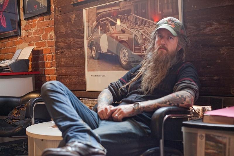 Porsche-Sammler und Urban Outlaw Magnus Walker aus Los Angeles