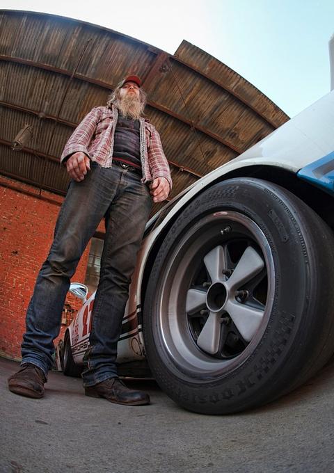 Porsche-Sammler und Urban Outlaw Magnus Walker aus Los Angeles