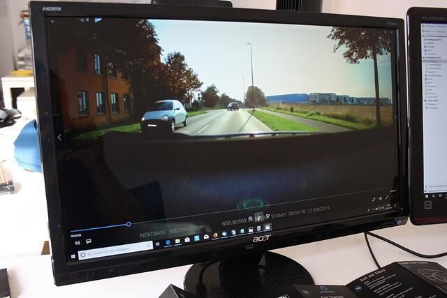 Die Aufzeichnungen der Kamera kann man sich auch auf dem Bildschirm eines PCs anschauen