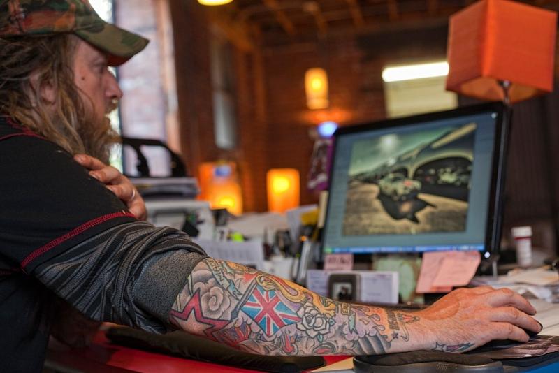 Porsche-Sammler und Urban Outlaw Magnus Walker aus Los Angeles
