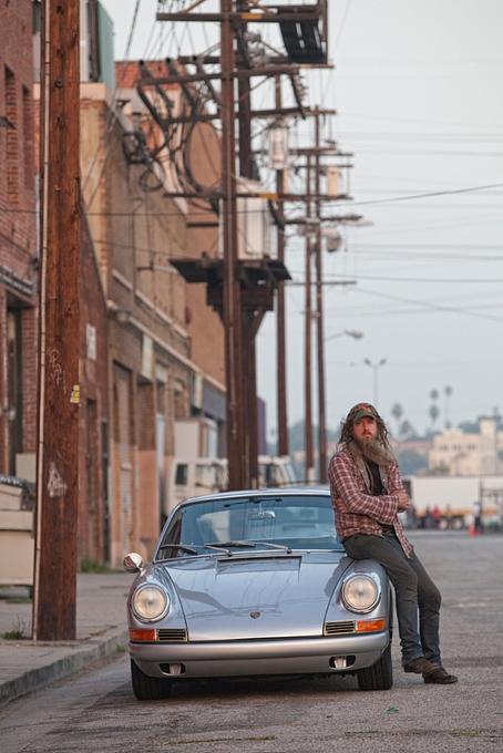 Porsche-Sammler und Urban Outlaw Magnus Walker aus Los Angeles