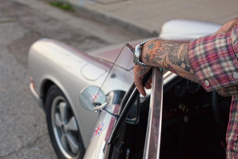 Porsche-Sammler und Urban Outlaw Magnus Walker aus Los Angeles