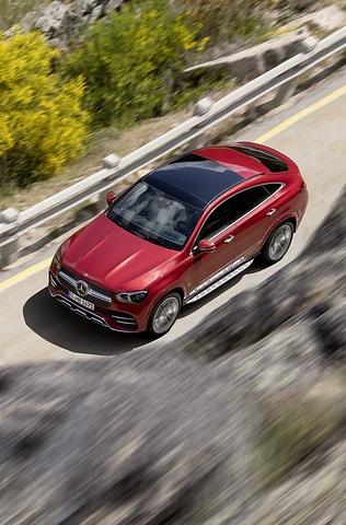 Das Mercedes GLE Coupé ist 4,939 Meter lang