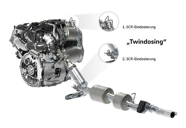 Künftig will VW seine TDI-Motoren mit einer zweistufigen Adblue-Einspritzung besonders sauber machen