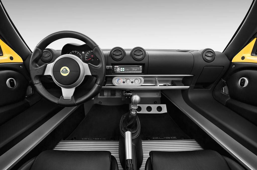 Lotus Elise (Baujahr 2010) R 2 Türen Cockpit und Innenraum