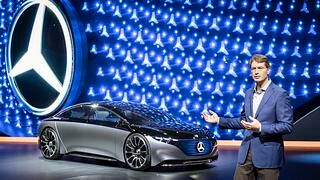 IAA: Mercedes EQS - Viel Licht und feine Linien