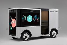 SC-1 Sociable Cart - Selbstfahrendes Werbefernsehen