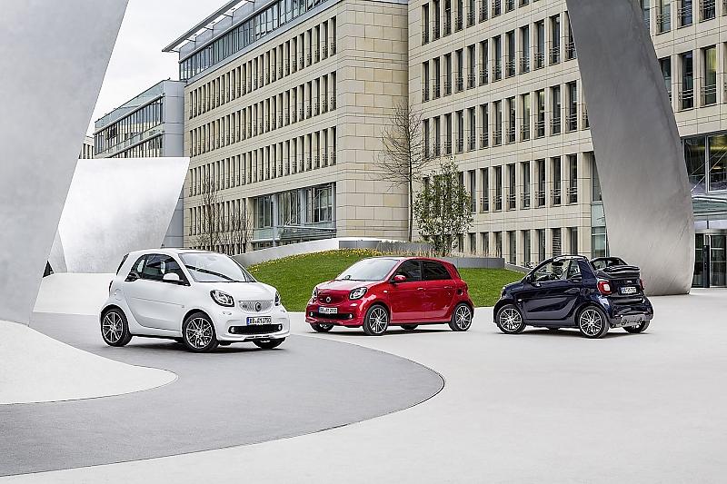 Die Smart Brabus-Familie auf einen Blick.