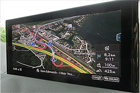 Goole-Earth-Ansicht der Navikarten: LTE und integrierte SIM-Karte machen es möglich