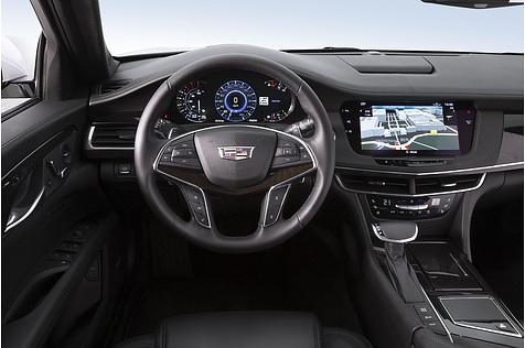 Das Cockpit des Cadillac CT6.