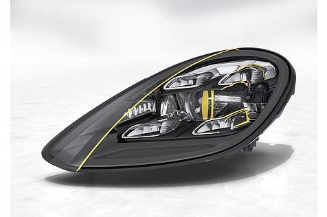 Der LED Matrix-Hauptscheinwerfer beinhaltet insgesamt 109 LED für sämtliche Lichtfunktionen.