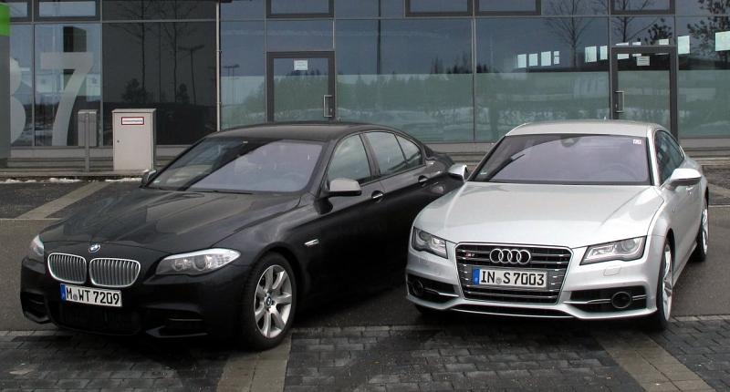 Vergleich Audi S7 - BMW M550d xDrive