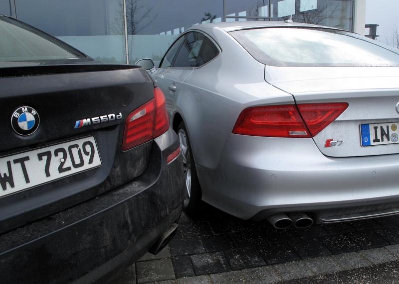 Vergleich Audi S7 - BMW M550d xDrive