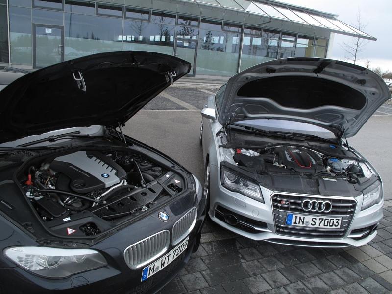 Vergleich Audi S7 - BMW M550d xDrive