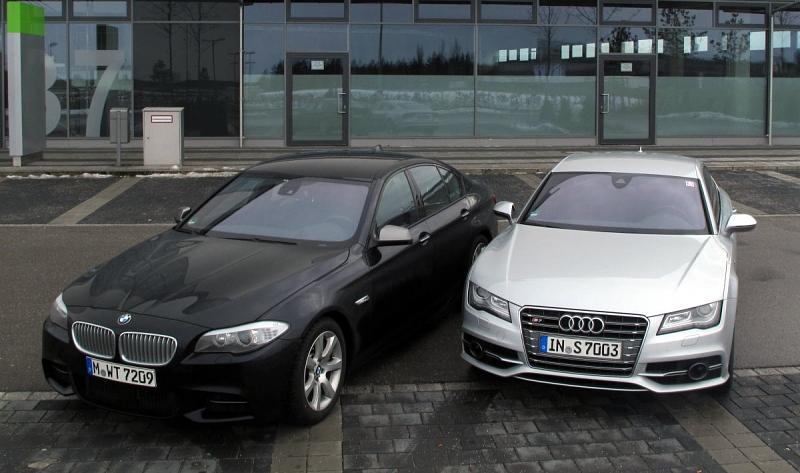 Vergleich Audi S7 - BMW M550d xDrive