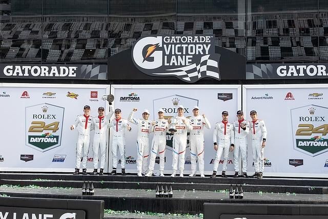 Siegerehrung Daytona 2020