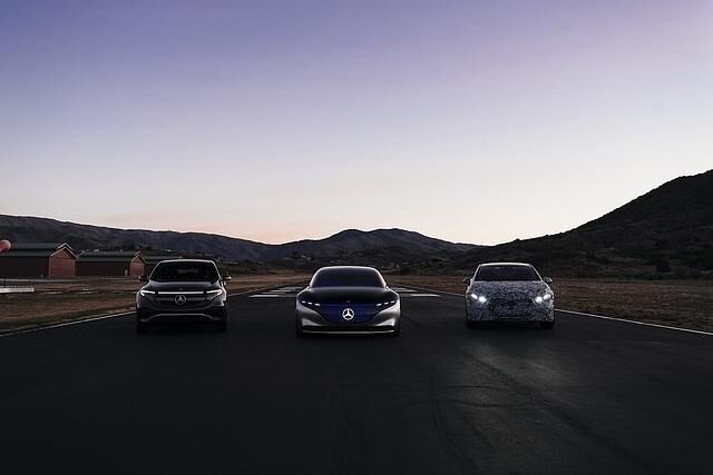 Mercedes EQS, EQC, Vision EQS