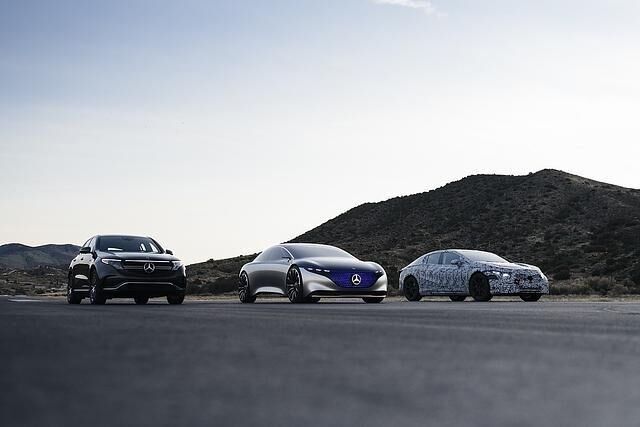 Mercedes EQS, EQC, Vision EQS
