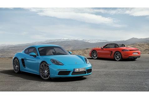 Der neue Porsche 718 Cayman S ist ein Hecktriebler.