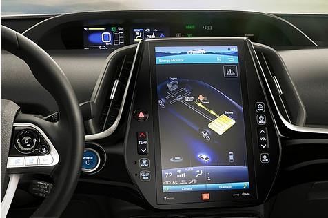 Acht Zoll misst der Touchscreen in der Mittelkonsole.