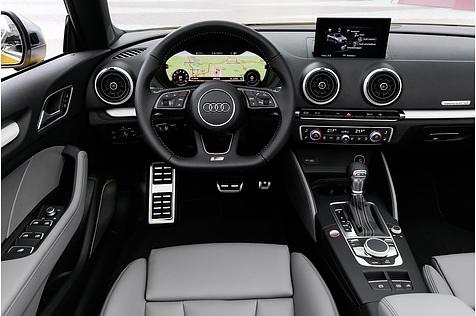 Gewohnt solide Verarbeitung: Das Audi Interieur