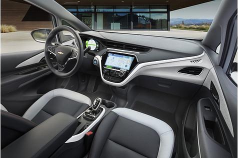 Der Innenraum des Chevrolet Bolt EV