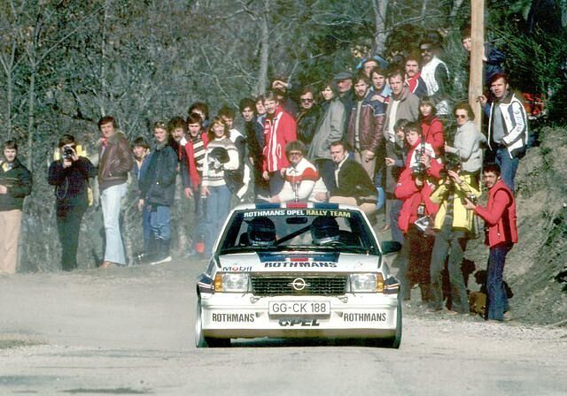 1982 wird Walter Röhrl Rallye-Weltmeister auf Opel Ascona (B) 400