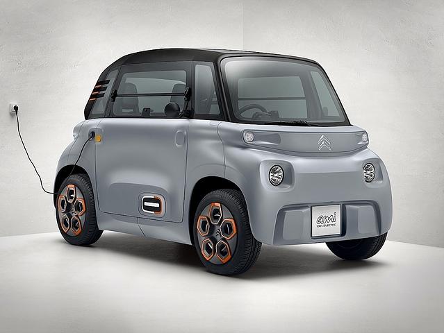 Der Citroen Ami schafft 45 km/h Spitze