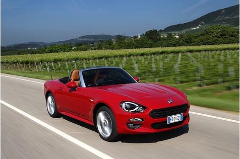 Der Fiat 124 Spider hat 140 PS
