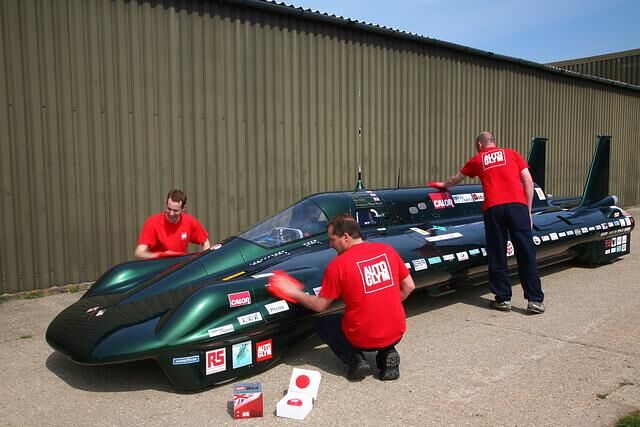 Mit dem British Steam Car wurde 2009 der über 100 Jahre alte Dampfwagenrekord geknackt