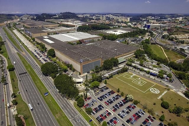 Die Anchieta Fabrik ist die zentrale Fertigungsstätte für VW Brasilien