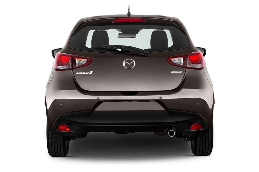 Mazda Mazda2 (Baujahr 2015) Exclusive Line 5 Türen Heckansicht