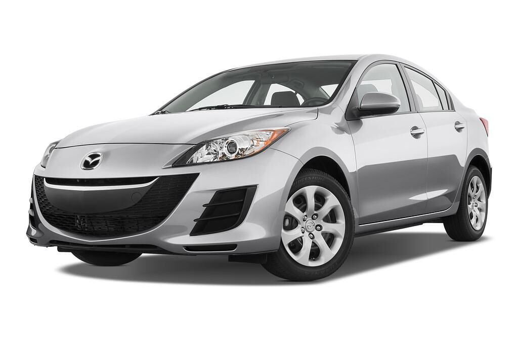 Mazda Mazda3 (Baujahr 2009) Center-Line 4 Türen seitlich vorne mit Felge