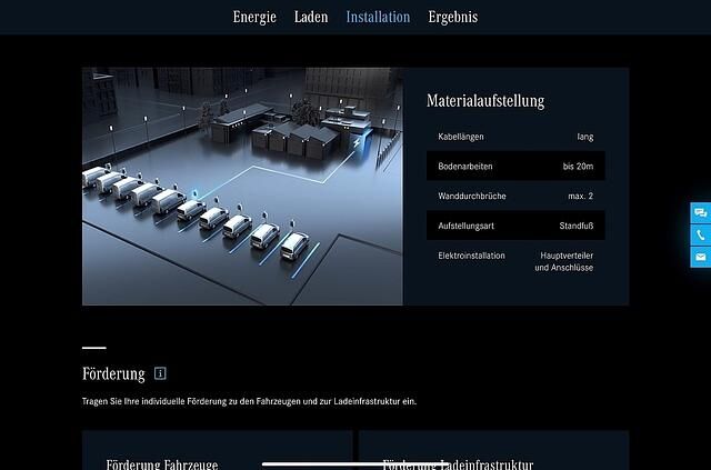 Auch der Materialaufwand wird bei der Analyse definiert