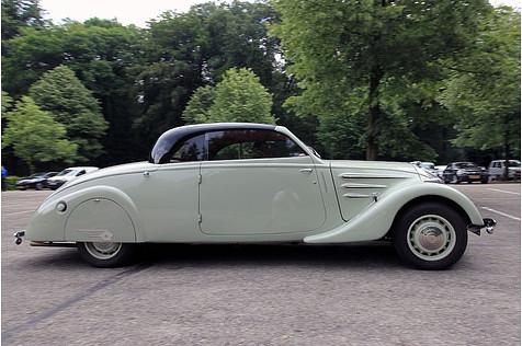 Der 402 Eclipse von 1938 gehörte zu den Hinguckern des Wochenendes.