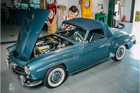 Mercedes 190 SL von Autosammler Aaron Weiss