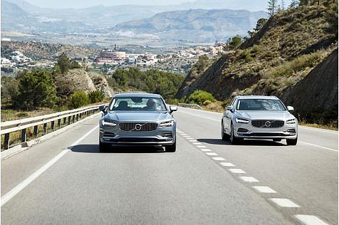 Dynamisches Duo: Volvo S90 und V90