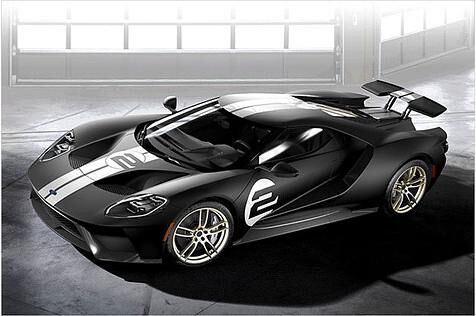 Die Ziffer 2 als Erkennungszeichen: Den Ford GT gibt es auch als Sondermodell `66 Heritage Edition