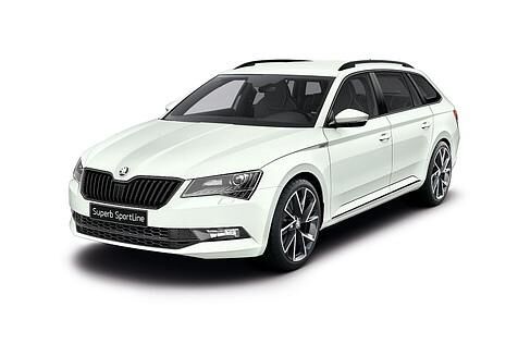 Die SportLine-Ausstattung ist auch für die Superb-Limousine erhältlich