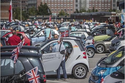 An den Hamburger Großmarkt herrschte ein turbulentes Treiben