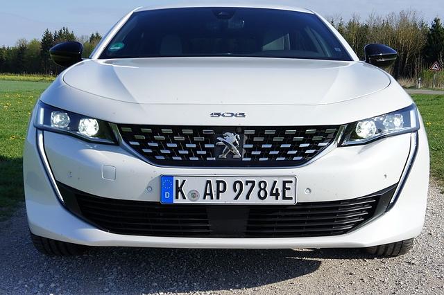 Ansehnliche Front: der Peugeot 508 GT PHEV