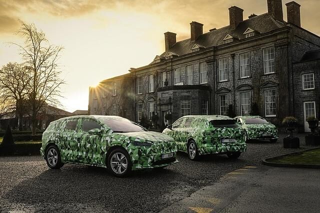 koda Enyaq getarnt