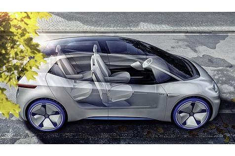 Der VW I.D. wird einen großen Innenraum haben, Indiz dafür sind die an die Enden des Fahrzeugs gerückten Achsen