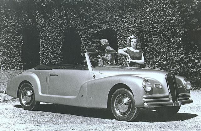 Mit dem Lancia Aprilia Cabriolet sorgte Pininfarina kurz nach dem Krieg für Aufsehen