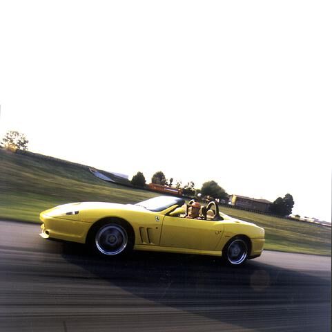 Michael Schumacher fuhr einen Ferrari 550 Barchetta