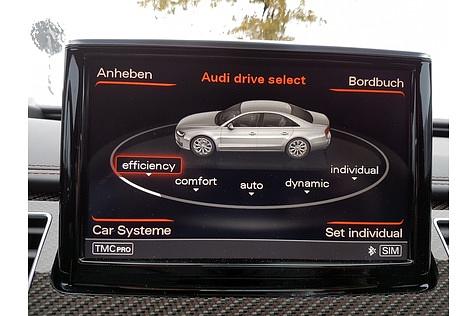 Abt Audi S8 Plus - hier wird das Fahrwerk eingestellt