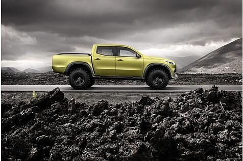 Der Mercedes Concept X-Class basiert unter dem Blechkleid auf dem Nissan Navara
