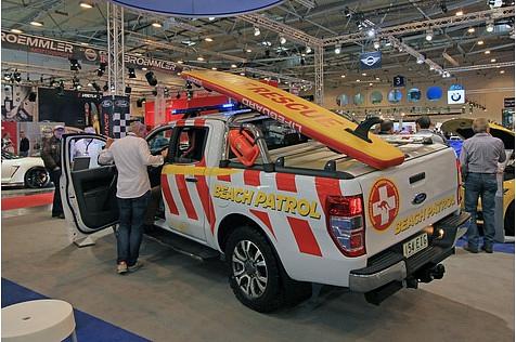 Der Ford Ranger Beach Patrol ist auch zum ersten Mal in Deutschland zu sehen.