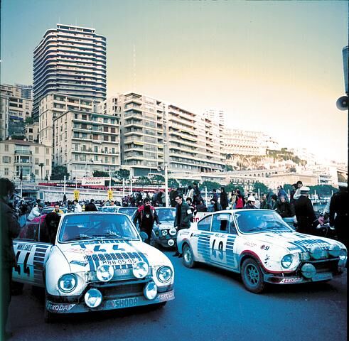 1977 startete Skoda bei der Rallye Monte Carlo